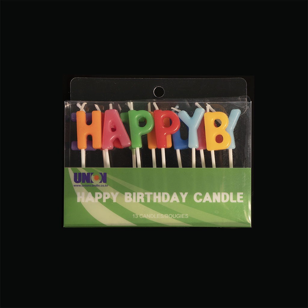 Word Candle (Happy Birthday) The Gateau House