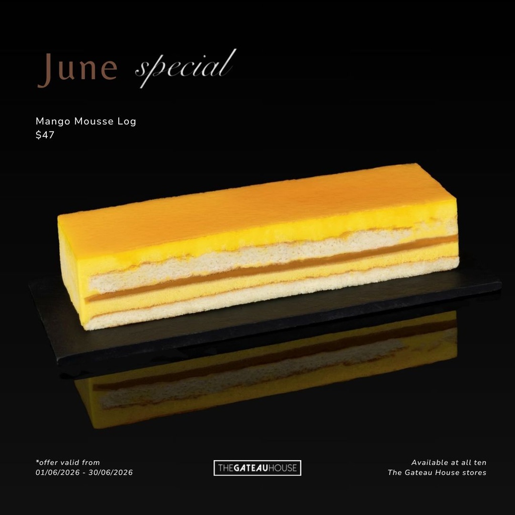 Mango Mousse Log