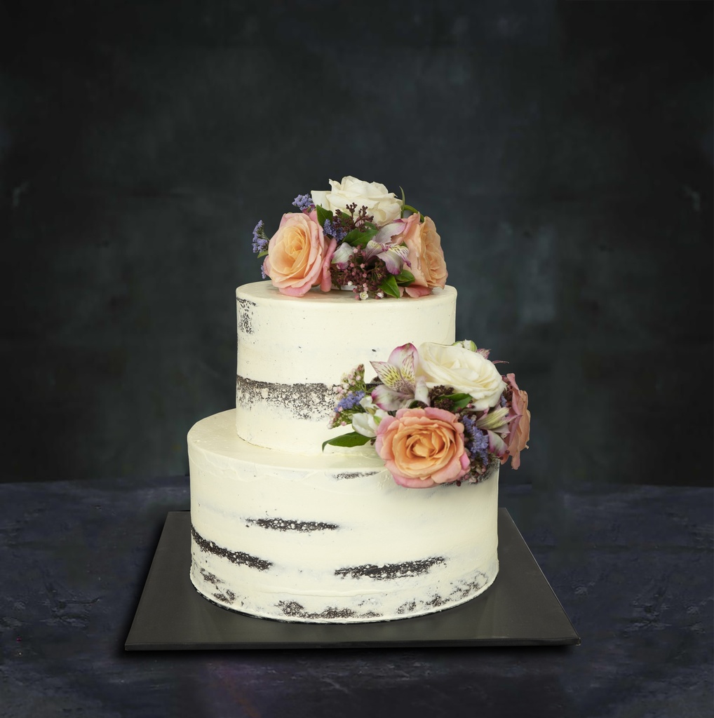2 Tier Wedding Cake (Design #2)