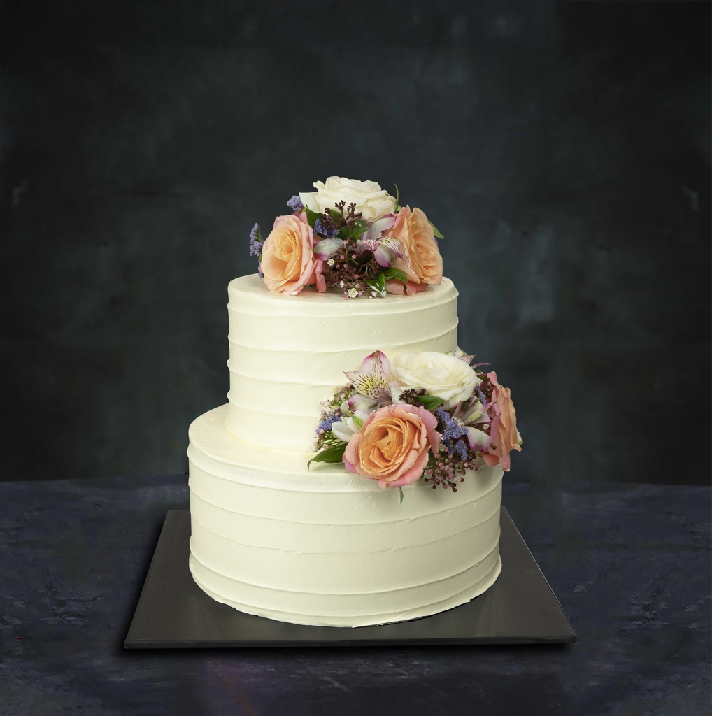 2 Tier Wedding Cake (Design #1)