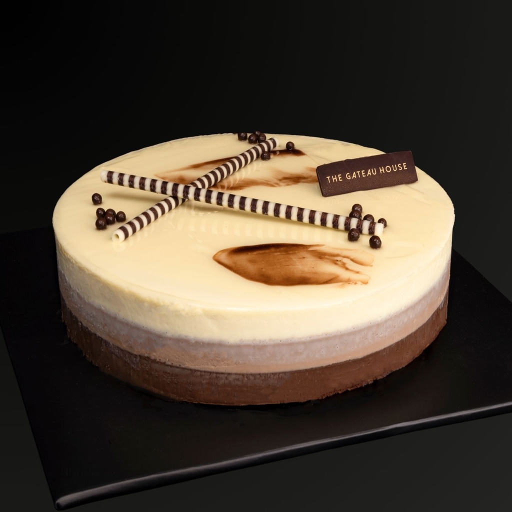 Trio Chocolate Mousse Cake