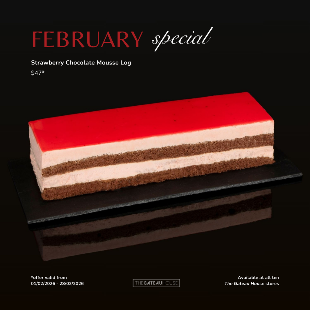 Strawberry Chocolate Mousse Log