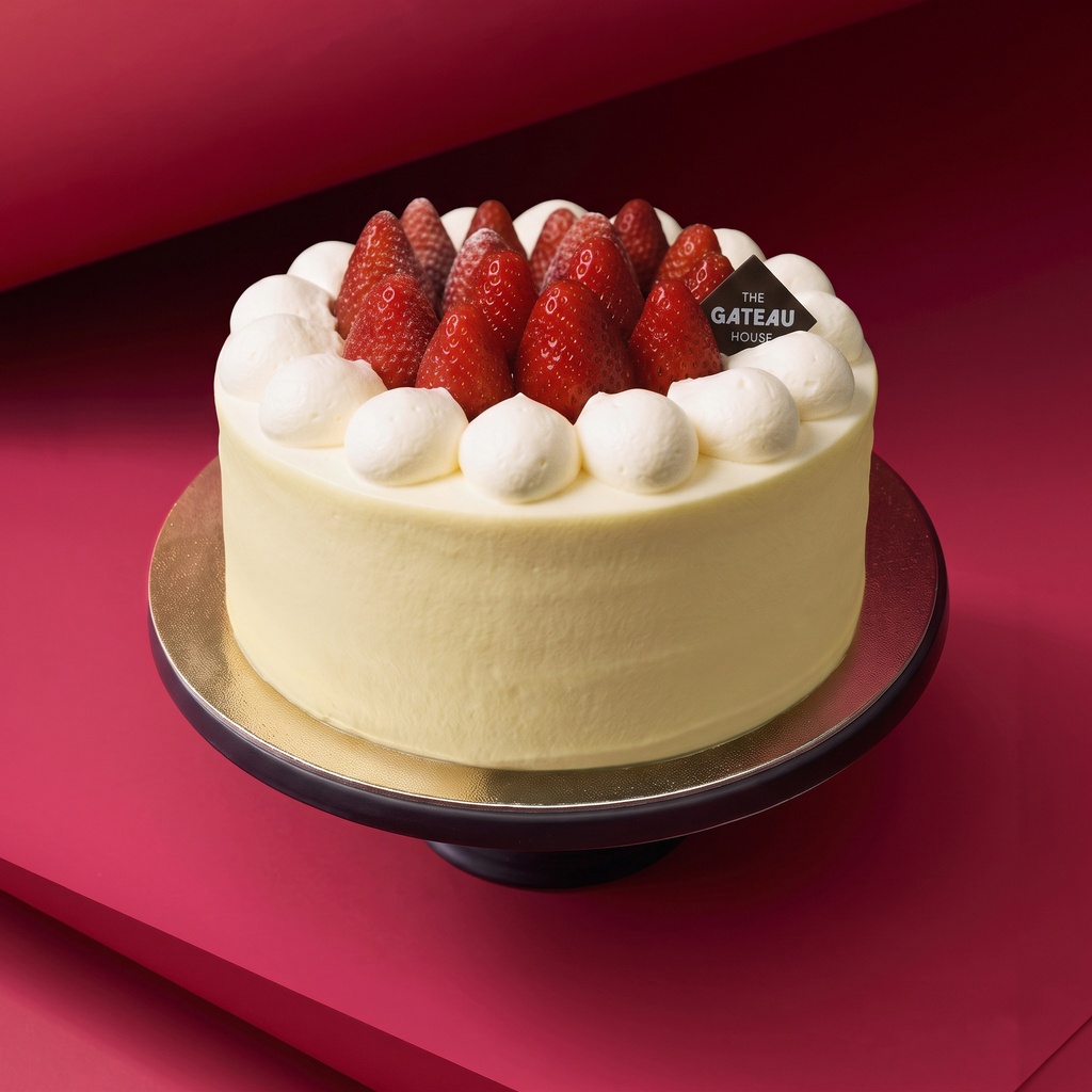 Strawberry Fresh Cream Gateau