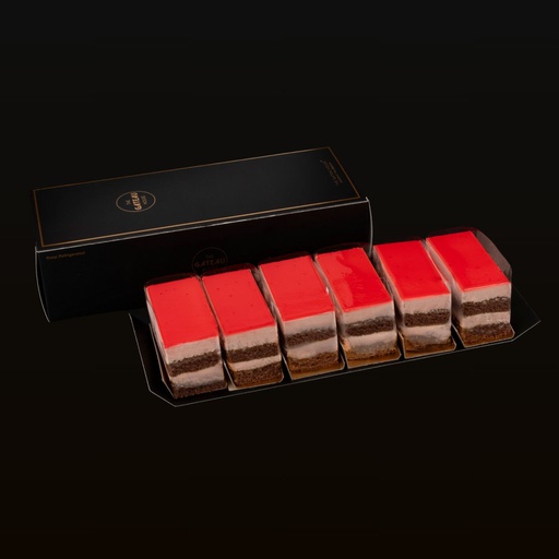 6 Strawberry Chocolate Mousse Slabs