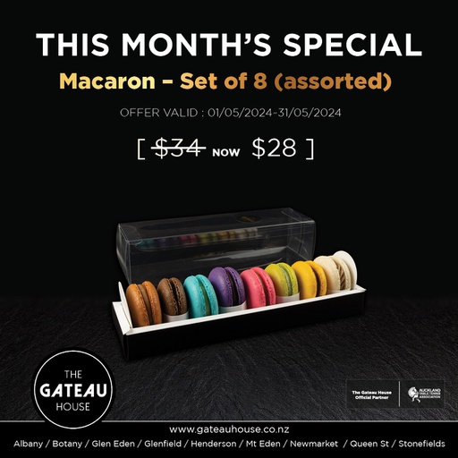 [SET005] Macaron – Set of 8 (assorted)