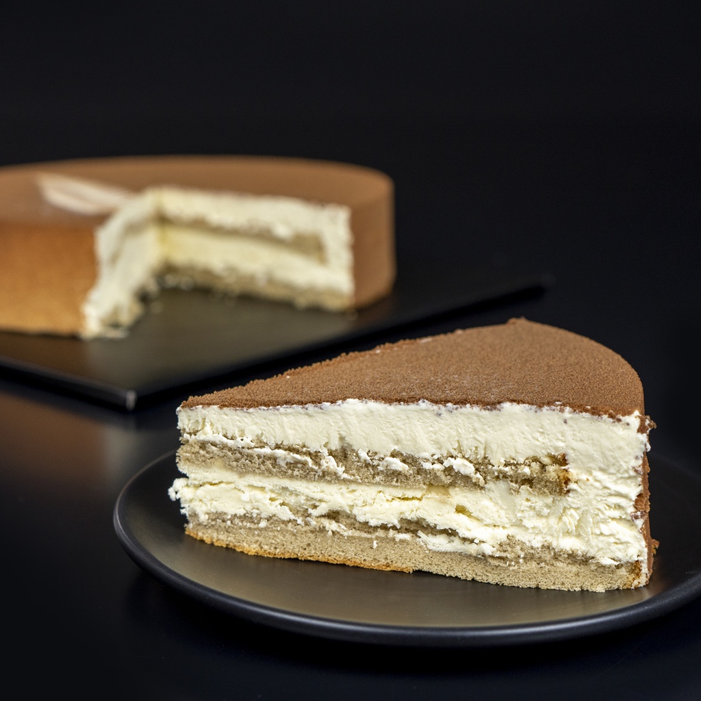 Tiramisu Mousse Cake-slice